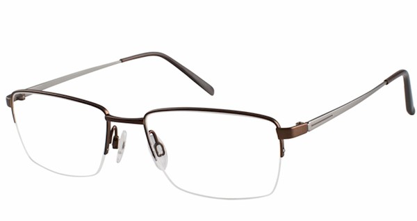 Charmant Men's Eyeglasses 11441 Half Rim Optical Frame