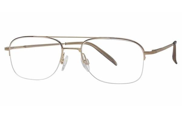 Charmant Men's Eyeglasses TI8145A TI/8145A Semi-Rimless Optical Frame