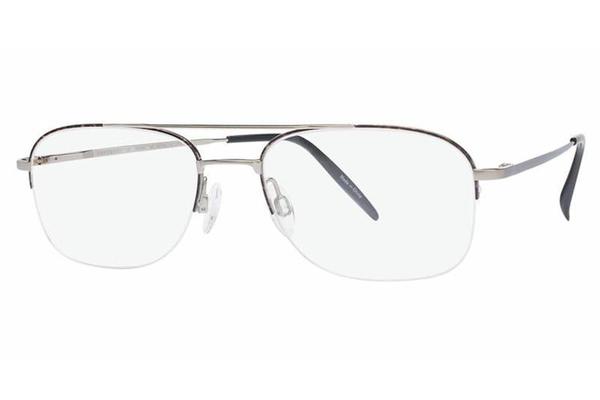 Charmant Men's Eyeglasses TI8145A TI/8145A Semi-Rimless Optical Frame