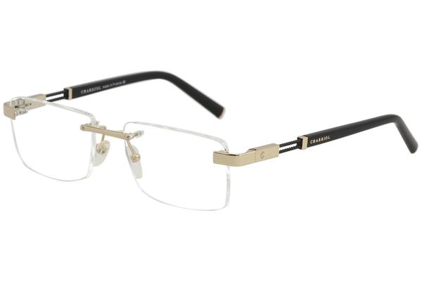  Charriol Men's Eyeglasses PC7534 PC/7534 Rimless Optical Frame 