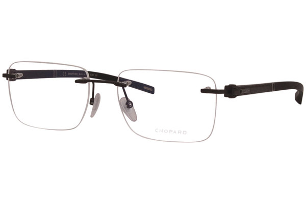 Chopard Eyeglasses Men's VCHD88 Rimless Rectangular Optical Frame