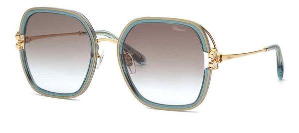  Chopard SCHG32V Sunglasses Women's Square Shape 