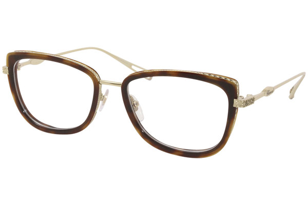  Chopard VCH256 Eyeglasses Women's Full Rim Cat Eye Optical Frame 