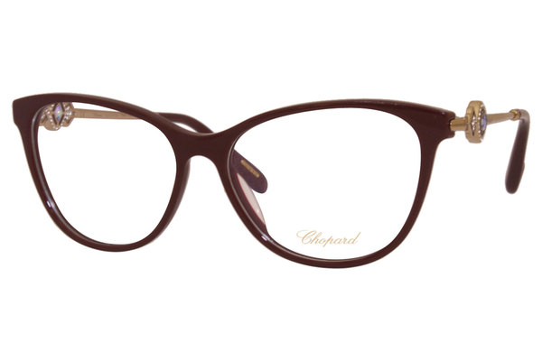 Chopard VCH265S Eyeglasses Women's Full Rim Cat Eye Optical Frame