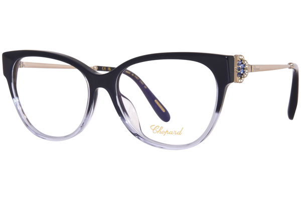  Chopard VCH325S Eyeglasses Women's Full Rim Cat Eye 