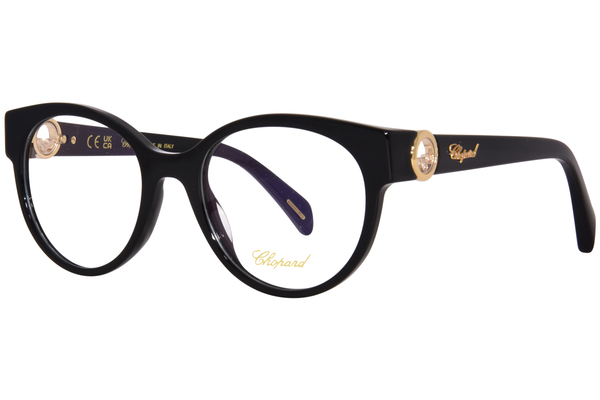  Chopard VCH350S Eyeglasses Women's Full Rim Cat Eye Shape 