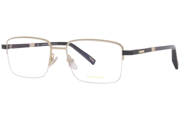 Chopard VCHF55 Eyeglasses Frame Men's Full Rim Rectangular