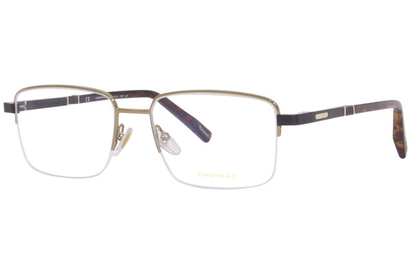 Chopard VCHF55 Eyeglasses Frame Men's Full Rim Rectangular