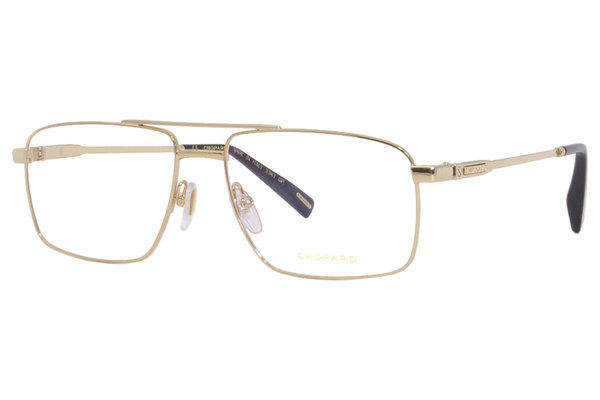 Chopard VCHF56 Eyeglasses Frame Men's Full Rim Rectangular