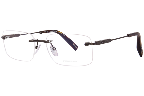  Chopard VCHG57 Eyeglasses Men's Rimless Rectangle Shape 