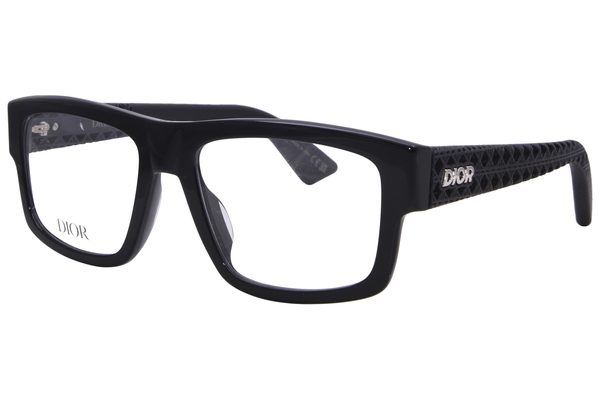  Christian Dior Dior3DO-S1I DM50084I Eyeglasses Men's Full Rim Rectangle Shape 