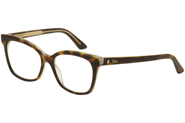  Christian Dior Women's Eyeglasses Montaigne No.37 Full Rim Optical Frame 