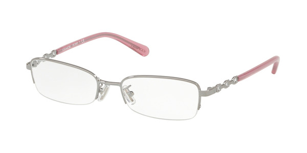  Coach HC5097 Eyeglasses Women's Semi Rim Rectangular Optical Frame 