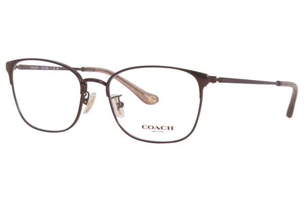 Coach HC5135 9276 Eyeglasses Women's Satin Dark Brown Full Rim Rectangle  53mm