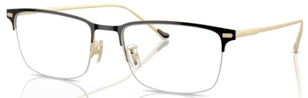 Coach HC5172T Eyeglasses Men's Semi Rim Rectangle Shape