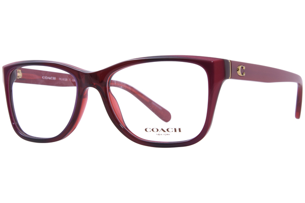  Coach HC6129 Eyeglasses Women's Full Rim Rectangle Shape 