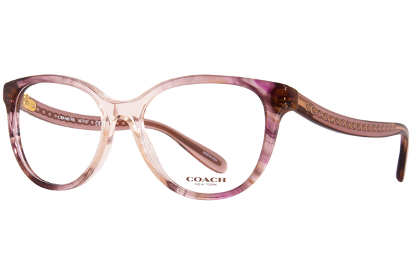  Coach HC6177 Eyeglasses Women's Full Rim Round Shape 