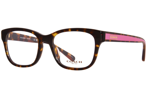  Coach HC6197U Eyeglasses Women's Full Rim Square Shape 