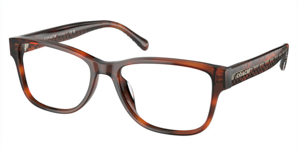 Coach HC6208U Eyeglasses Women's Full Rim Rectangle Shape