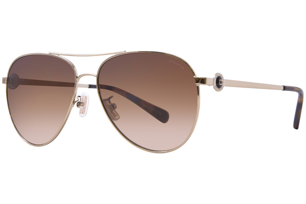  Coach HC7128 Sunglasses Women's Pilot 