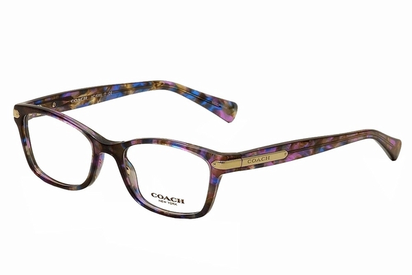 Coach HC6065 5288 Eyeglasses Women's Confetti Purple/Violet Full Rim  49-17-135 