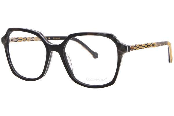  Coco Song Blue Phoenix CV298 Eyeglasses Women's Full Rim Square Shape 