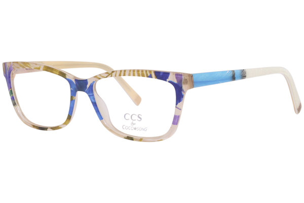  Coco Song CCS100 Eyeglasses Frame Women's Full Rim Cat Eye 