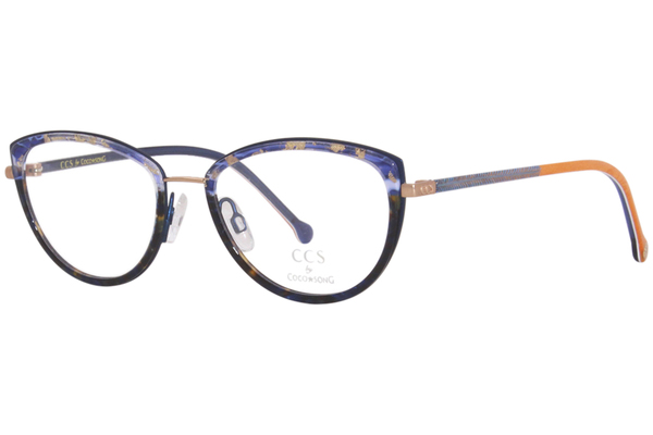  Coco Song CCS178 Eyeglasses Women's Full Rim Cat Eye 