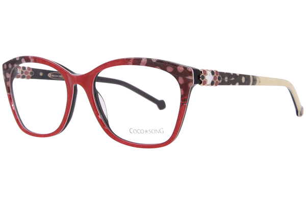 Coco Song Freedom Sound CV265 Eyeglasses Women's Full Rim Square Shape