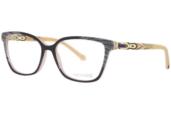  Coco Song Happy Vibes CV267 Eyeglasses Women's Full Rim Square Shape 