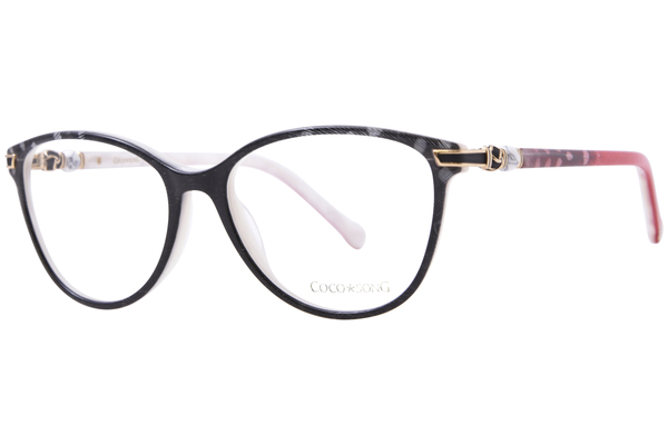  Coco Song Hot Sacrifice CV280 Eyeglasses Women's Full Rim Oval Shape 