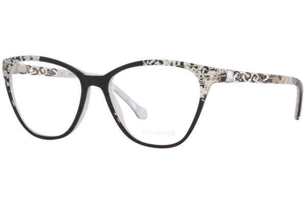  Coco Song Moonlight Shadow CV251 Eyeglasses Women's Full Rim Cat Eye 