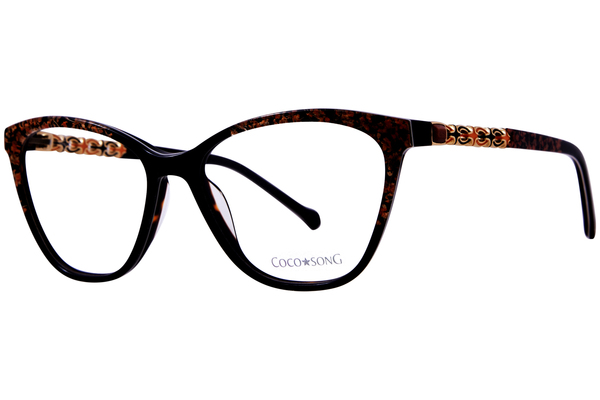  Coco Song Play-Girl CV292 Eyeglasses Women's Full Rim Oval Shape 