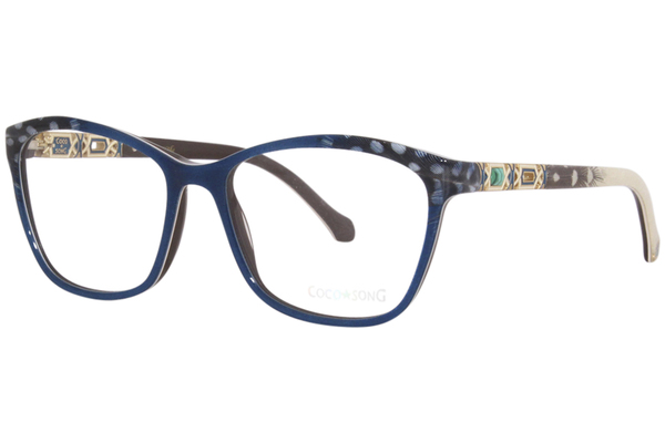 Coco Song Sacred Spirit CV270 Eyeglasses Women's Full Rim Square Shape