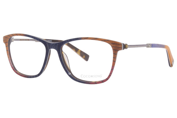 Coco Song Sun-Touch CV186 Eyeglasses Frame Women's Full Rim Cat Eye