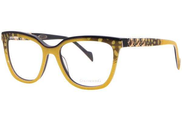  Coco Song Sweet Devotion CV295 Eyeglasses Women's Full Rim Square Shape 