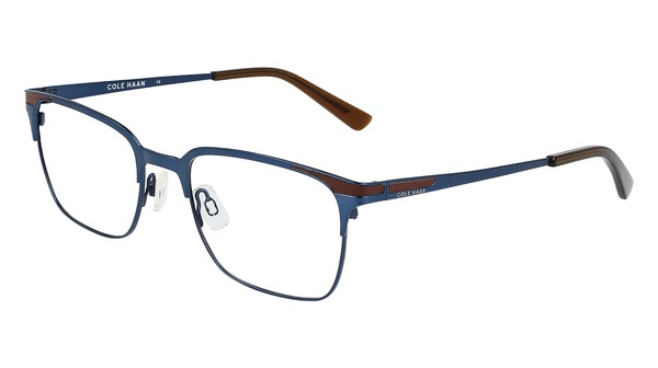 Cole Haan CH4051 Eyeglasses Men's Full Rim Rectangle Shape