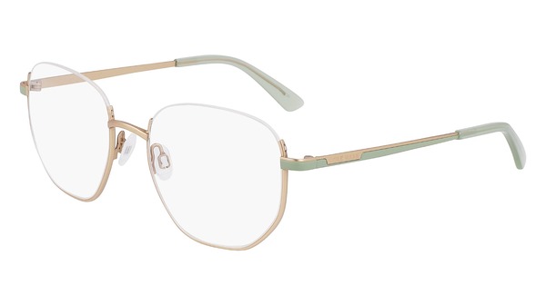  Cole Haan CH4509 Eyeglasses Semi Rim Round Shape 