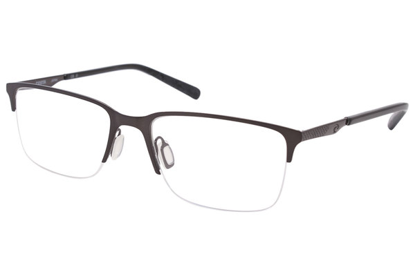  Costa Del Mar MRA300 06S3006 Eyeglasses Men's Half Rim Rectangular Optical Frame 