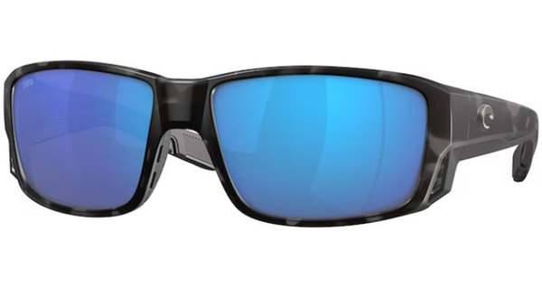 Costa Del Mar Tuna Alley Pro Sunglasses, Matte Black / Blue Mirror