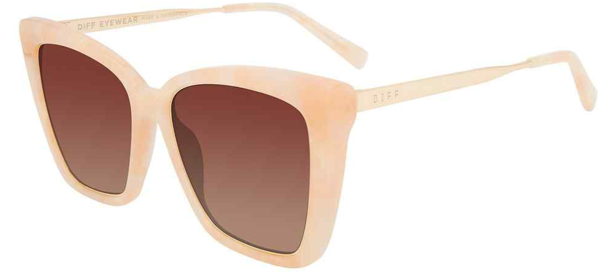 Diff SDFBCK4 Sunglasses Women's Square Shape