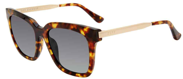 Diff SDFBLLA Sunglasses Women's Square Shape