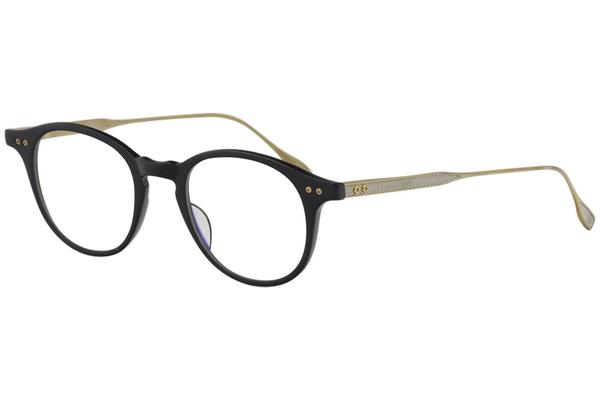  Dita Men's Eyeglasses Ash DRX-2073 18K Gold Full Rim Titanium Optical Frame 