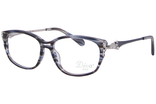  Diva 5540 Eyeglasses Women's Full Rim Cat Eye 