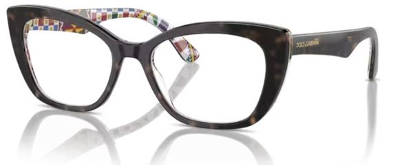 Dolce & Gabbana DG3360 Eyeglasses Women's Full Rim Cat Eye