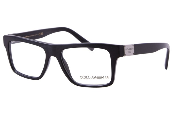 Dolce & Gabbana DG3368 Eyeglasses Men's Full Rim Rectangle Shape