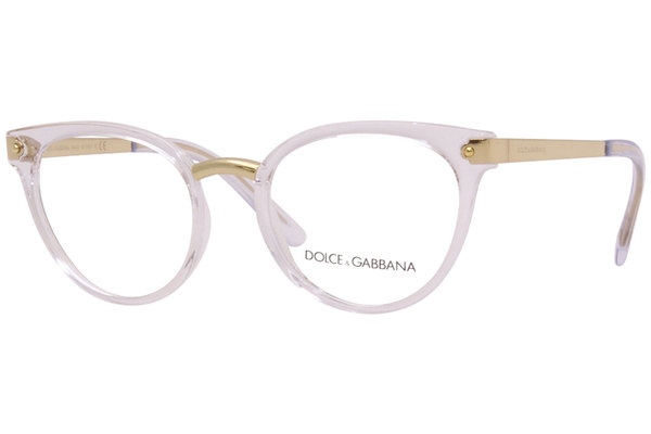  Dolce & Gabbana DG5043 Eyeglasses Women's Full Rim Round Optical Frame 