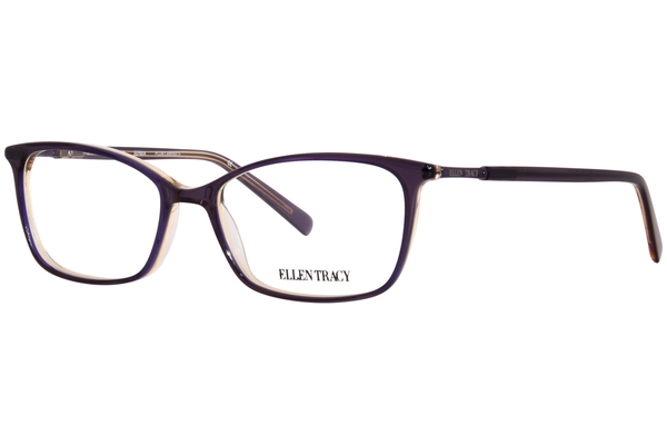 Ellen Tracy Serbia Eyeglasses Women's Full Rim Rectangle Shape