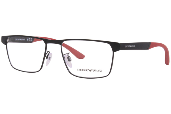  Emporio Armani EA1124 Eyeglasses Frame Men's Full Rim Rectangular 