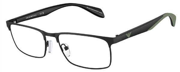  Emporio Armani EA1149 Eyeglasses Men's Full Rim Rectangle Shape 